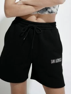 Beige Botany Los Angeles Black Short Bottoms