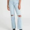 Rolla's Jeans Bottoms Original Straight Sunbleach Worn Jean