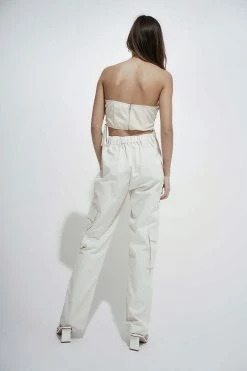 Beige Botany Kenny Utility Cargo Pant