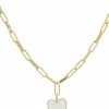 Sahira ACCESSORIES Jamie White Enamel Heart Chain 1 Sahira ACCESSORIES Jamie White Enamel Heart Chain