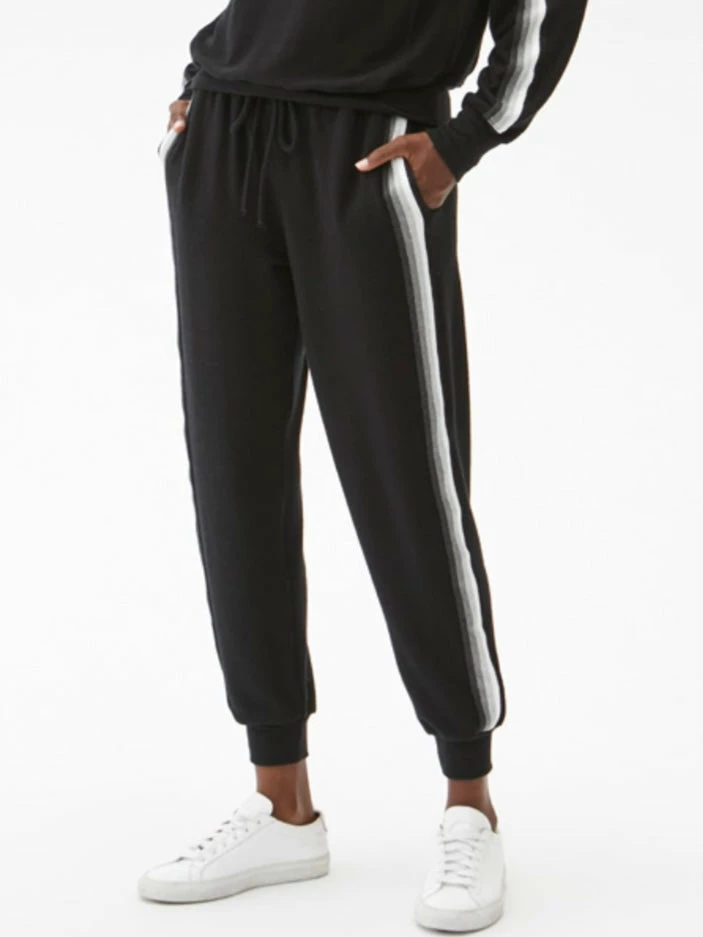 Michael Stars Jenny Black Jogger Bottoms 3 Michael Stars Jenny Black Jogger Bottoms