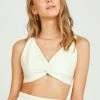 Vintage Havana Faux Leather Cream Bra Top 1 Vintage Havana Faux Leather Cream Bra Top