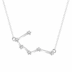 Rae & Jade Zodiac Written In The Stars Sterling Silver Necklace 17 Rae & Jade Zodiac Written In The Stars Sterling Silver Necklace