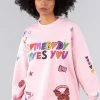 Mayfair Group Tops Somebody Loves You Sherbet Crewneck 2 Mayfair Group Tops Somebody Loves You Sherbet Crewneck