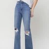 Flying Monkey 90's Vintage Super High Rise Flare Jean
