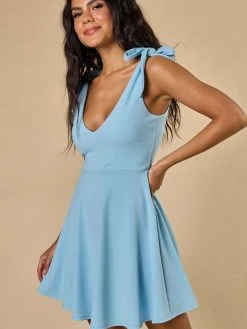 Blue Blush Front Row Light Blue Dress Dresses