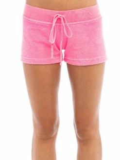 Hardtail Low Rise Fluorescent Pink Terry Short