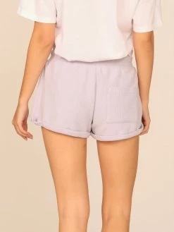 Vintage Havana Washed Rib Lavender Short Bottoms