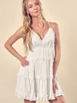 Mustard Seed Dresses Anastasia White Dress