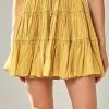 Mustard Seed Renata Cornsilk Tiered Skort 2 Mustard Seed Renata Cornsilk Tiered Skort