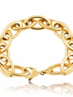 Sahira ACCESSORIES Frankie Oval Link Bracelet