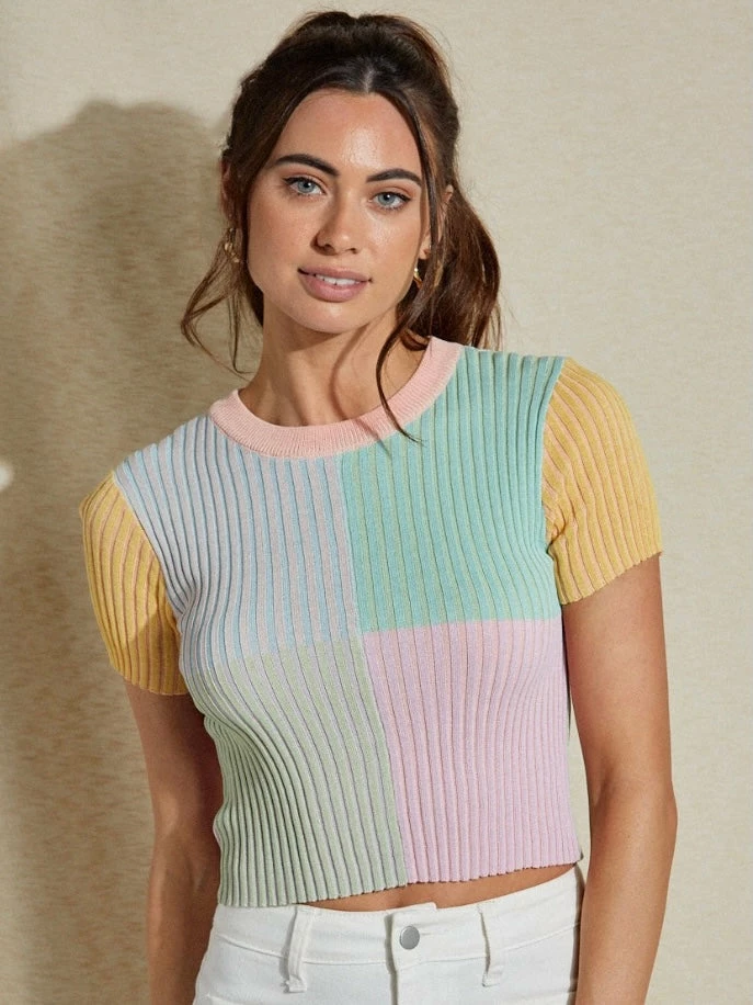 Blue Blush Sherbet Top Tops 3 Blue Blush Sherbet Top Tops