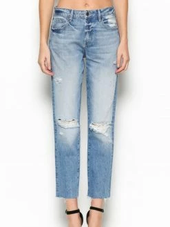 Hidden Jeans Bottoms Tracey HR Distressed Straight Jean