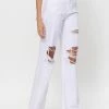 Vervet Bottoms Lindsey 90's Vintage Optic White Jeans