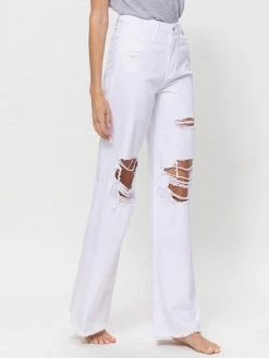 Vervet Bottoms Lindsey 90's Vintage Optic White Jeans