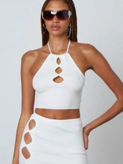 Cotton Candy Tops Jessie White Top