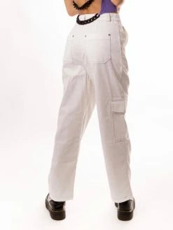 Alice's Lips Bottoms Frankie White Cargo Pant