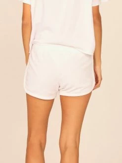 Vintage Havana Bottoms Tidewater Stripe Colorblock White Short