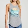 CHASER Lake Arrowhead Triblend Basic Muscle Tank Tops