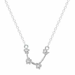 Rae & Jade Zodiac Written In The Stars Sterling Silver Necklace 21 Rae & Jade Zodiac Written In The Stars Sterling Silver Necklace