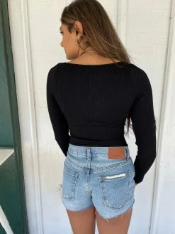 Dynamic Arden Black Bodysuit