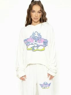 Boys Lie Cream Puff Hoodie Tops