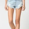 Hidden Jeans Finn 2 HR Super Frayed Denim Short Bottoms