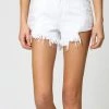 Hidden Jeans Finn 5 HR White Destroyed Frayed Denim Short 2 Hidden Jeans Finn 5 HR White Destroyed Frayed Denim Short