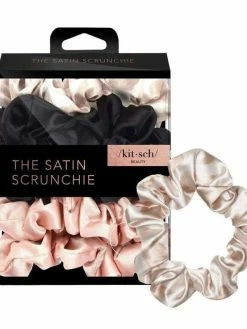 Kitsch ACCESSORIES Satin Sleep 5-pack Scrunchie