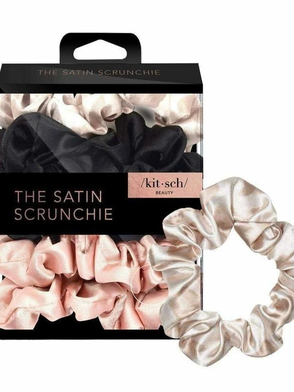 Kitsch ACCESSORIES Satin Sleep 5-pack Scrunchie 3 Kitsch ACCESSORIES Satin Sleep 5-pack Scrunchie