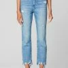 BlankNYC Madison Double Agent Light Wash Straight Jean Bottoms