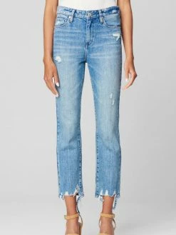 BlankNYC Madison Double Agent Light Wash Straight Jean Bottoms