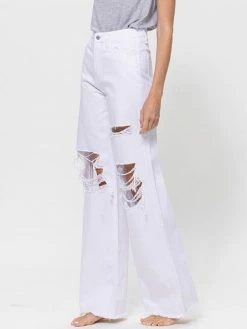 Vervet Bottoms Lindsey 90's Vintage Optic White Jeans