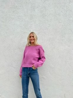 Six Fifty Clothing Tops Rosie Pink Reversible Sweater