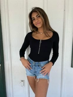 Dynamic Arden Black Bodysuit