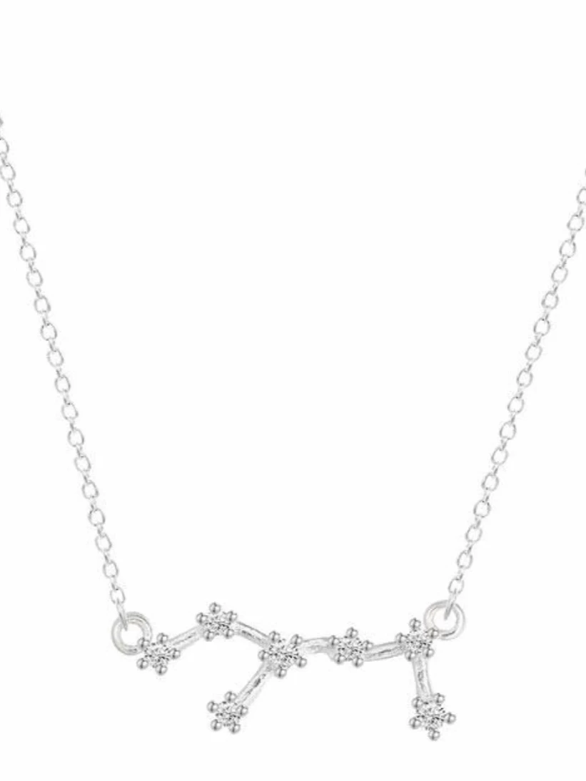 Rae & Jade Zodiac Written In The Stars Sterling Silver Necklace 3 Rae & Jade Zodiac Written In The Stars Sterling Silver Necklace