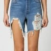 Hidden Jeans Bottoms Sofie 1 HR Heavy Distressed Mom Denim Short