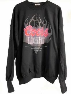 The Laundry Room Tops Coors Flames Sweatshirt