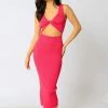 Olivaceous Dresses Never Say Never Pink Dress
