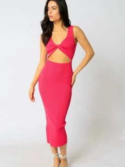 Olivaceous Dresses Never Say Never Pink Dress