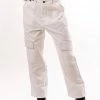 Alice's Lips Bottoms Frankie White Cargo Pant 1 Alice's Lips Bottoms Frankie White Cargo Pant