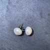 Rae & Jade Button Pearl Studs ACCESSORIES