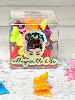 All Up In The Hair Box Of Mini Butterfly Clips ACCESSORIES