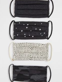 Luna Chick Star Assorted Face Mask 4-Pack