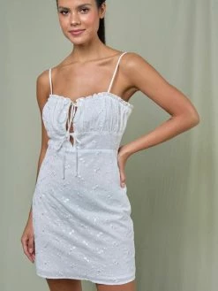 Blue Blush Faye White Dress Dresses