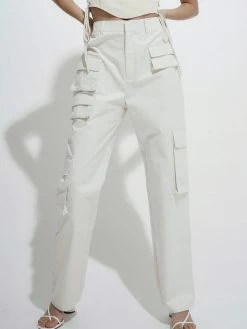 Beige Botany Kenny Utility Cargo Pant