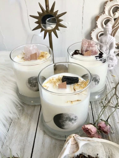 Lunastry ACCESSORIES Moonchild Crystal Candle 3 Lunastry ACCESSORIES Moonchild Crystal Candle