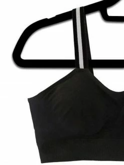 ACCESSORIES Black Strap-Its Bra Black Tuxedo Stripe Strap