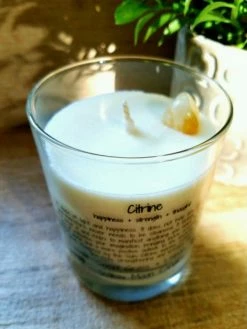 Willow Moon Candles Gemstone Citrine Candle