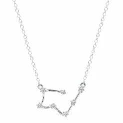 Rae & Jade Zodiac Written In The Stars Sterling Silver Necklace 16 Rae & Jade Zodiac Written In The Stars Sterling Silver Necklace